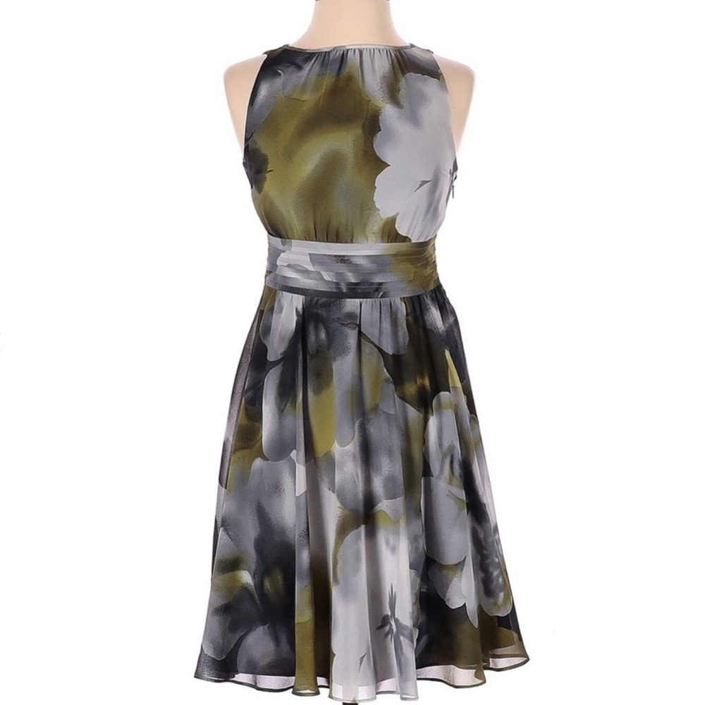 Talbots floral watercolor dress size 2